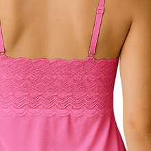 Sexy Doll Shorts Women's Lace Pajamas Without Pads Comfortable - 藏蓝色 - 查看 3