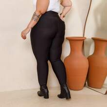 PLUS SIZE SUPLEX SUPER POWER LIPO SHAPING LEGGING PANTS - màu đen - Xem 6