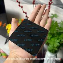 4 /8 /12 Reusable And Washable Carpet Clips - Anti-Slip Carpet Patches, Double-Sided Tape, Suitable For Home Decoration In Bedrooms, Outdoors And Porches.