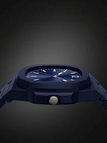 TOMI TOMI Gift Set High-End Minimalist Business Men's Watch, Matte Oil Plastic Strap Striped Dial Quartz Watch, Fashion Men's Watch Set Suitable For Daily Life, Holiday Gifts, Father's Day, Christmas