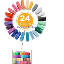 Polymer Clay Oven Baking Molding PVC Soft Clay, Random 24/32 Color Soft Clay PVC Clay Making Tool Kit, Available For Purchase As Needed - Multicolor - View 18