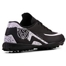 Boys' Soccer Cleats For Training And Match + Socks - Black - View 3