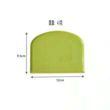 Espátula de silicona verde multiusos: perfecta para hornear, glasear y talla grande