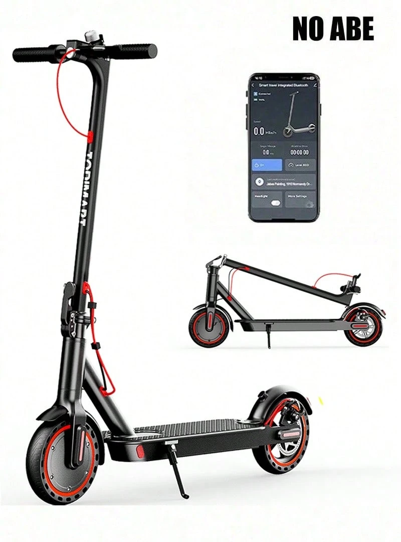TODIMART T3 Electric Scooter For Adults, 350W Front Motor, Maximum Range Of 30 Kilometers, 120kg Load Capacity, Three-Speed Transmission To Adapt To Different Road Conditions, Equipped With A Mobile App To Check The Vehicle Status At Any Time