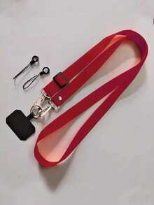 1 件可调节尼龙手机挂绳，适用于智能手机、身份证、钥匙、交通卡、学生证、斜挎包，附带额外垫片 - 彩色 - 查看 8