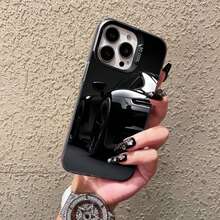Funda para teléfono de coche para 17 16 15 14 13 12 11 Pro Max Plus, color, a prueba de golpes, cubierta trasera plateada - Z5 - Ver 6