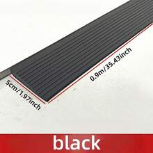 0.9m Self-Adhesive Door Threshold Ramp Trim, Self-Adhesive Sloped Pad, Threshold Transition Strip, Easy To Install, Suitable For Doorways And Home Decor - Multicolor - View 3