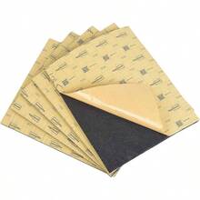 157mil 18sqft Roll Pack Universal Sound Deadener - Closed Cell Foam Noise Deadening Material with Aluminum Foil TapeCar Trim Removal - Heat Shield Insulation Dampening - 7sqft-5 Piezas - Ver 8