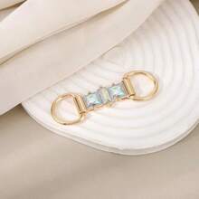 ZYDS 4 Pcs Crystal Bini Connecs Metal Buckle Bra Swimwear Connecs Cls For DIY Clothes Shoe Bag Decoran - 如圖 - 查看 3