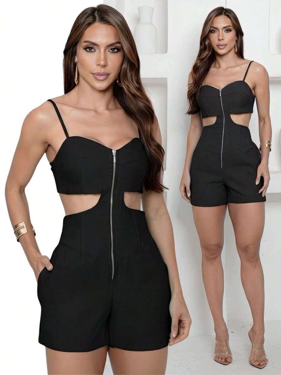 TETE FASHION OVERALLS SHORT OVERALL TAILORING - màu đen - Xem 1