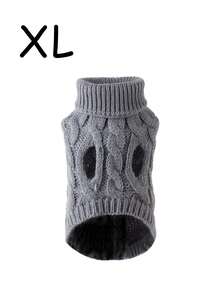 1pc Winter Warm Turtleneck Dog Sweater, Cold Weather Pet Apparel, Washable, Easy To Put On And Take Off, Soft Knit Pet Coat With Open Front, Machine Washable Knit Fabric Pullover, For Small To Medium Breeds - All-Season Warm Pet Clothing For Chihuahua, Bulldog, Dachshund, Cat Lovers - Multicolor - View 23