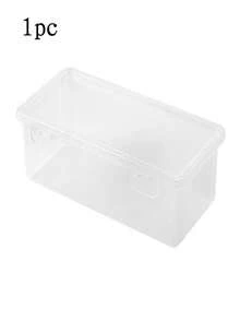 1pc/3pcs/5pcs Large-Capacity Transparent Pencil Case | Plastic Pencil And Crayon Organizer Box With Paint Finish | Stationery Storage For Colored Pencils, Markers, Watercolor Pens