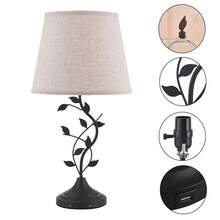 Creative Warm Table Lamp, Bedroom Bedside Lamp, Nordic Solid Wood & Fabric Decor, USB Powered, Bedroom, Study, Airbnb, LED Nightlight - 1 chiếc - Xem 11