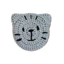 Handgestrickte süße Katzen- & Bären-Untersetzer, Wärmeisolationsmatten