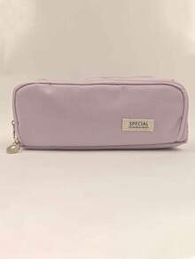 Estojo de lápis grande e multifuncional para estudantes, estojo portátil para canetas, caixa organizadora, presente para material escolar e de escritório, estojo de viagem, presente de volta às aulas para meninos e meninas, presente para mães, especial de Halloween, estilo universitário infantil - Multicolorido - Ver 13