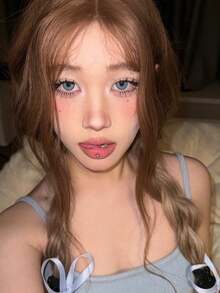 3D Contact Lens Case Set, Portable Travel Accessories For Daily Outdoor Use, Holiday Gifts, Exclusive For Halloween Role Play, Masquerade Party,6-Month - 彩色 - 查看 4