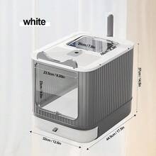 DDCAQIOUA Caja de para gatos,arenero para gatos cerrado caja de para gatos grande y completamente cerrada, accesorios para gatos, puerta de dos vías para entrada y salida, adecuada para gatitos y gatos adultos, prevención eficaz de salpicaduras de , antisalpicaduras y antiolor para evitar el desbordamiento de olores, una pala para gratis - Multicolor - Ver 13