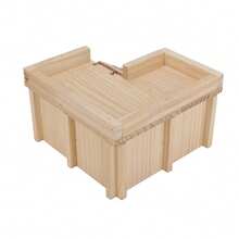 Wooden Hamster Hiding House Detachable Golden Bear Nest Hamster Ladder Toy House Hamster Luxury Villa