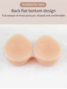 ANGDIE Silicone Breast Prosthesis, Suitable For Mastectomy, Prosthetic Aging, Shoulder Strap Silicone Breast Pads - Khaki - View 4