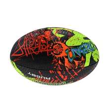 Precision Street Mania Rugby Ball (Multicoloured) - 100% Mixed - (RD3736) - Multicolor - View 3
