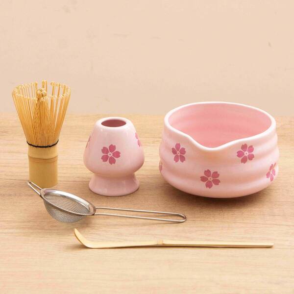 1pc/2pcs/3pcs/4pcs/5pcs Matcha Set, Cute Matcha Set Including 1 Matcha Bowl, 1 Matcha Spoon, 1 Matcha Stand, 1 Bamboo Scoop, 1 Sifter. 5pcs Matcha Set, Suitable For Matcha Lovers And Beginners, Perfect For Preparing Matcha Latte Beverage Ritual At Home Or Restaurant