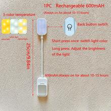 1 Đèn đọc sách 8 bóng LED sạc lại dùng để đọc sách cạnh giường ngủ - Bảo vệ mắt với 3 mức nhiệt độ màu, độ sáng có thể điều chỉnh, đèn đọc sách kẹp nhẹ, nhỏ gọn, thích hợp cho học sinh, trẻ em, đan lát, cắm trại, sửa chữa, người yêu sách, quà tặng tốt nghiệp - Kiểu dọc màu trắng - Xem 11