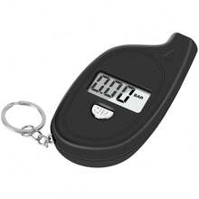 汽车检测仪测试仪迷你液晶显示屏轮胎压力表汽车摩托车轮胎压力数字仪表诊断工具 2 件