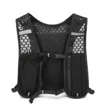 户外运动跑步骑行背包，透气防水反光背包背心，适合骑行、跑步、马拉松、徒步旅行存放水瓶和手机