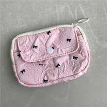 2025 Nuevo Monedero Simple para Mujeres y Niñas, Carteras de Moda, Dulce y Portátil, Pequeña Bolsa para Auriculares, Cartera Retro para Mujeres - Rosa - Ver 9