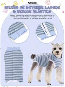 Traje de Recuperación para Perros,Transpirable y Elásticos, para Aliviar la Ansiedad, para Heridas Abdominales o Enfermedades de la Piel - Rosa Fresa - Ver 3