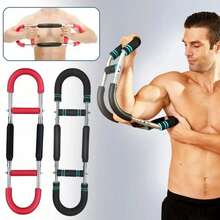 Shaker  Arm Trainer,Adjustable Chest Expander Great For Home Fitness UK - Black-1 - View 4