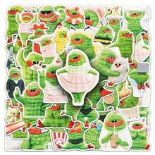 50张苦瓜主题趣味贴纸，可用于装饰头盔、行李箱、滑板 - 彩色 - 查看 3