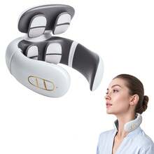 EZIFY Neck Massager - Deep Cervical Massage/Posture Enhancement Support/Portable And Easy To Use, Portable Neck Massager, The Perfect Gift For Men And Women - Máy massage cổ H99 - Trắng - Xem 3