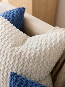 1 buc (fără umplutură) husă de pernă texturată boemă, husă de pernă texturată din catifea reiată super moale, potrivită pentru canapea, pat, dormitor, sufragerie, cadou, decor pentru casă, toate anotimpurile