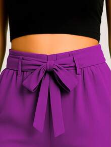 Swisz Women Pants - Rose Red - View 2