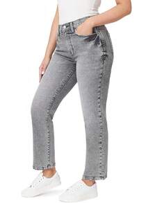 Kensie Jeans The Ella High-Rise Straight Leghalloween - Canberra - View 2