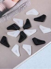 5 pares/10 pares/15 pares Ganchos de Orelha Antiderrapantes de Silicone, Suporte de Perna de Óculos, Braçadeira Fixa, Pegadas Claras, Suporte de Óculos, Acessórios de Óculos, Acessórios Femininos