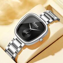 POEDAGAR Brand Women's Luxury Watch Waterproof Stainless Steel Oval Egg High Quality Women's Watch Elegant Women's Watch 50M Waterproof Imported Automatic Quartz Movement From Japan Long Life Battery Valentine's Gift Birthday Girl Mother Sisters Back To School Essentials - Multicolor - View 17