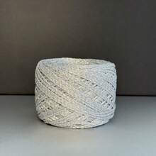 50克金银丝钩针线，空心光泽，手工染色蕾丝绣花线，适用于DIY包包和娃娃