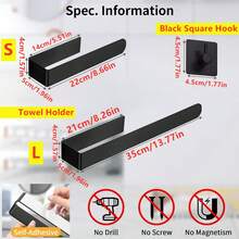 1pc/2PCS Adhesive Towel Racks For Bathroom Wall,Towel Holder,Stainless Steel Hand Towel Ring,Rack For ATowel,Matte Silver Dishcloth Holder Without Drilling,Heavy Duty Towel Hangers,Waterproof Face Washhand Towel Rail,Hooks,No-Drill Towel Bar, Bathroom Storage Organizers,Hardware Accessories,WC Accessories,Home Decor Bathroom Accessories Bathroom Tools