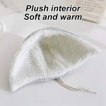 1 件鹦鹉防风保暖羊毛环绕式鸟巢床，舒适毛绒虎纹鸟披风悬挂式睡眠小屋，适合秋冬季鸟类（不含支架）