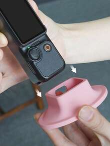 无底座，兼容 Pocket 3硅胶固定支架底座扩展，兼容 OSMO Pocket 3手持相机配件 - 彩色 - 查看 5