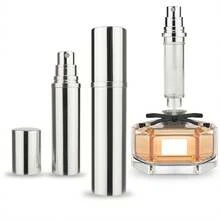 1pc Redesigned Perfume Spray Bottle, Portable Perfume Refillable Atomizer, Bottom Fill Mini Spray Travel Perfume Bottle, Pump Fills Directly From The Bottom Without Removing The Cap, 100% Pure Glass Inner Bottle, With A Visible Window So You Can Easily Know How Much Perfume Is Left, Available In 5ml / 8ml /10ml