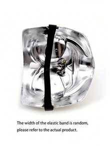 1 件万圣节恐怖面具，复仇化妆舞会 V 型面具，适合万圣节主题派对服装