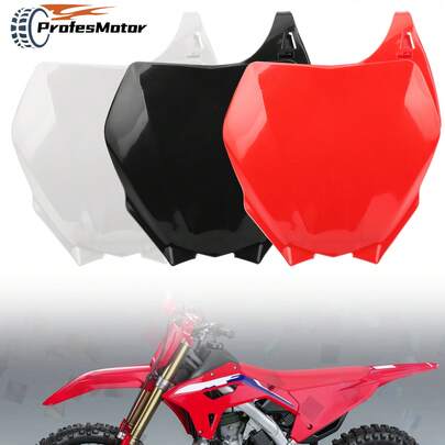 Placa frontal de número para motocicleta todoterreno apta para YZ250F YZ450F YZ125 YZ250 WR450F 2006-2019 Placa frontal de número para motocicleta ligera