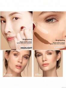 Maybelline 美宝莲遮瑕橡皮擦遮瑕棒斑点修正液，适用于面部瑕疵、黑眼圈、痘印 - 100號色 6ML - 查看 2