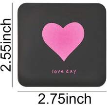 1个迷你化妆镜，便携式双面镜，手持式穿衣镜，价格实惠，适合情人节、旅行、旅行必备、房间装饰、情人节礼物、便宜货、房间、1美元商品、度假必备、女士礼物、卧室、情人节、99美分 - 隨機 - 查看 6