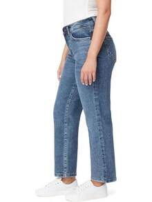 Kensie Jeans The Ella High-Rise Straight Leghalloween - Melboune With Destruction - View 3