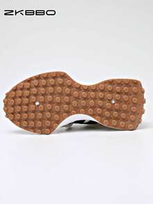 ZKBBO 女士休闲平底运动鞋，轻便舒适简约系带运动鞋，防滑耐用健身步行鞋 - 米色 - 查看 8