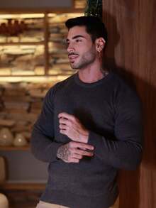 TRICOT DE LUXO Men Sweaters - Dark Grey - View 5
